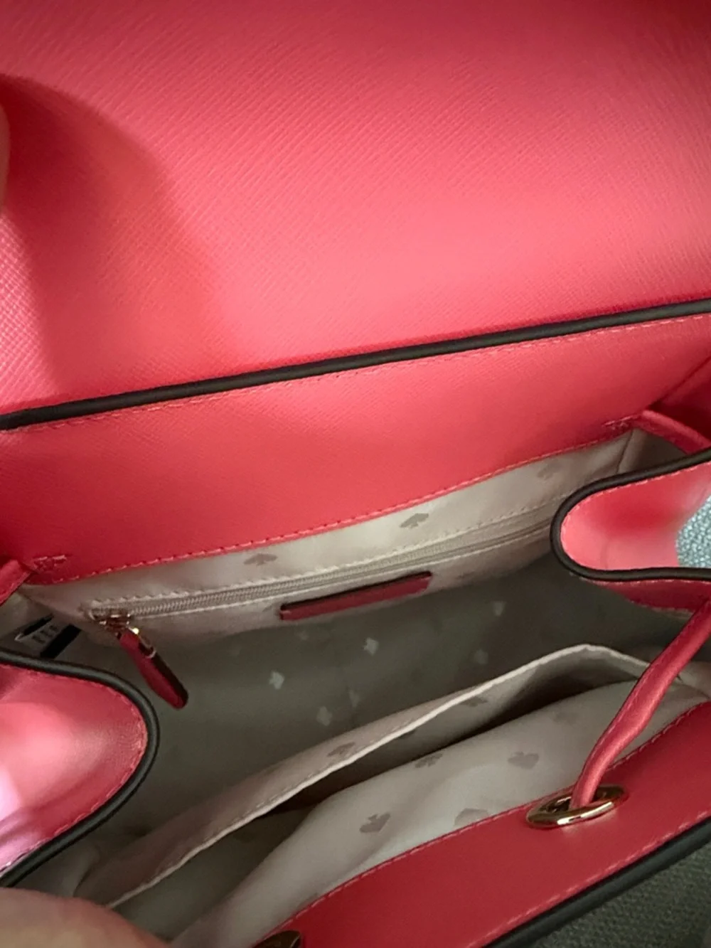 kate spade Coral Leather Top-Handle Backpack - Picture 5 of 5